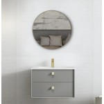 Boston Matte Dark Grey Wall Hung Vanity 600 Cabinet Only